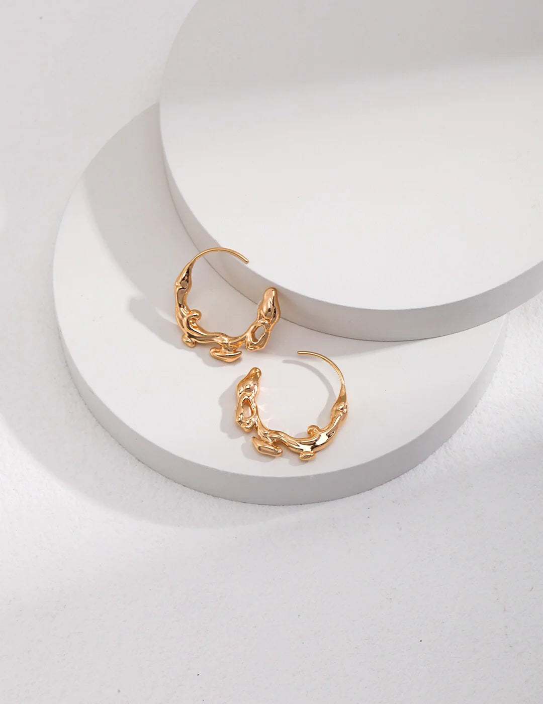Irregular Flow Water Flow Earrings