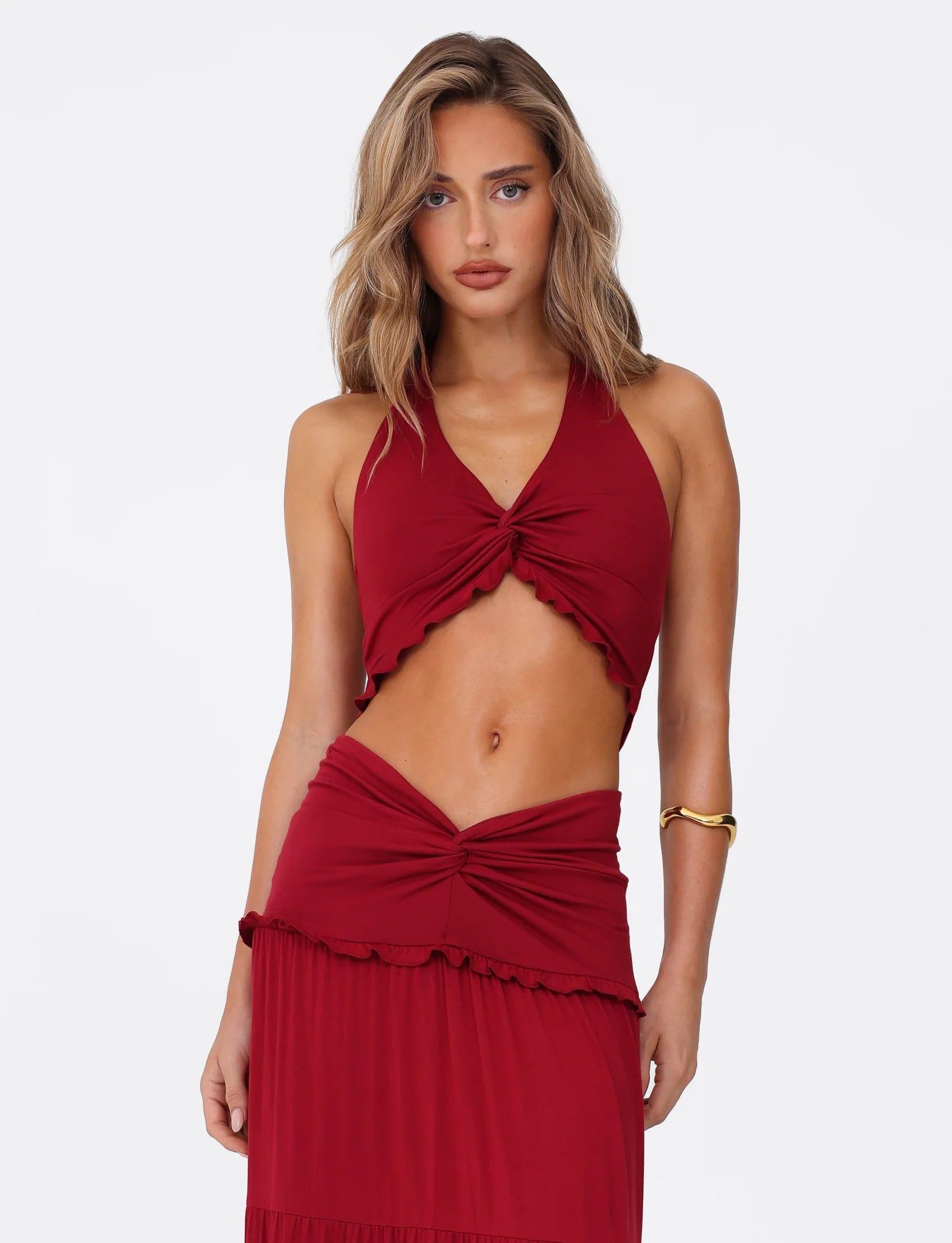 Katina Halter Set - Red