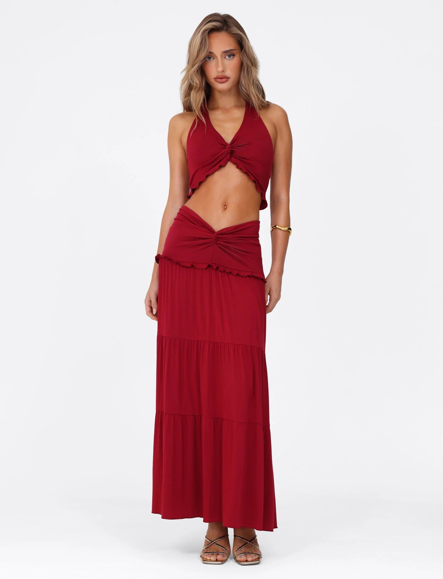 Katina Halter Set - Red