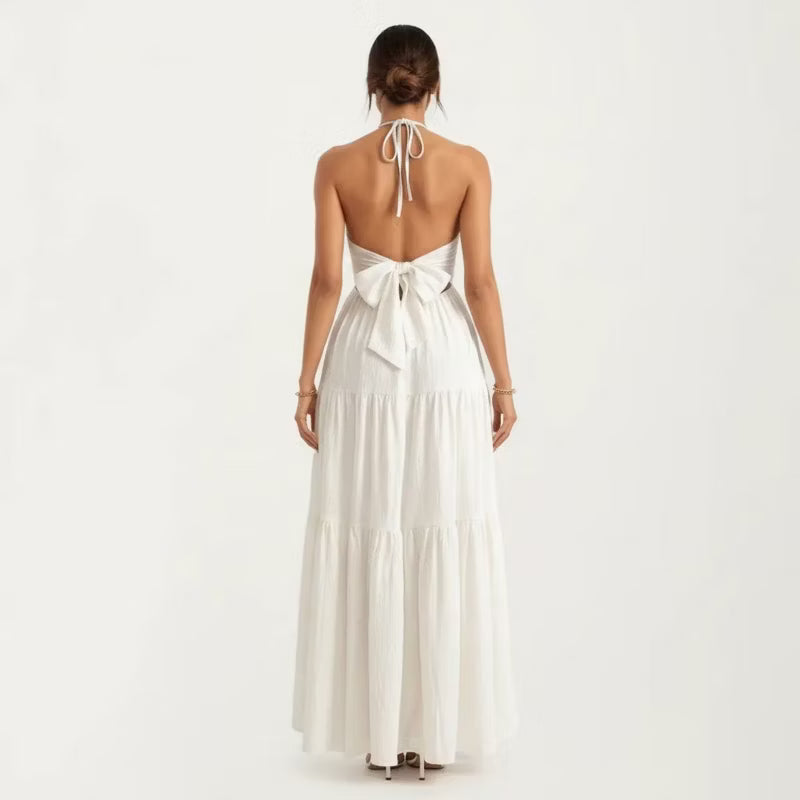Tamara Halter Dress - Off White