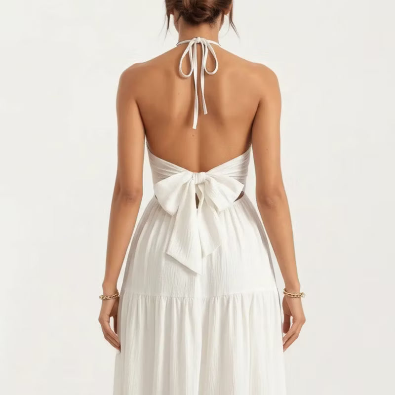 Tamara Halter Dress - Off White