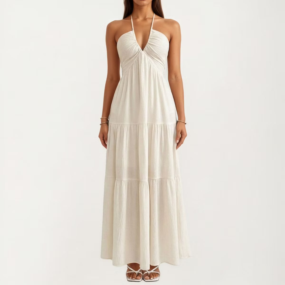 Tamara Halter Dress - Off White