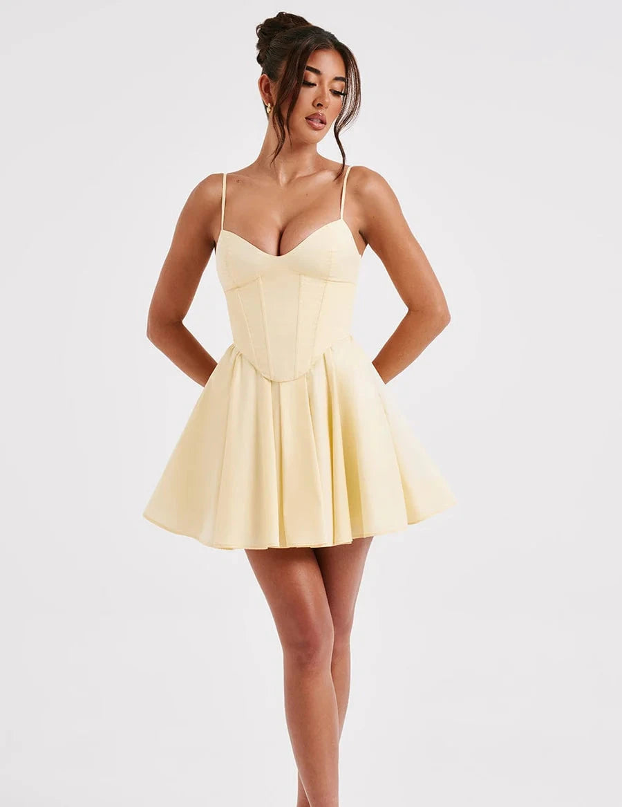 Analeigh Mini Dress - Butter Yellow