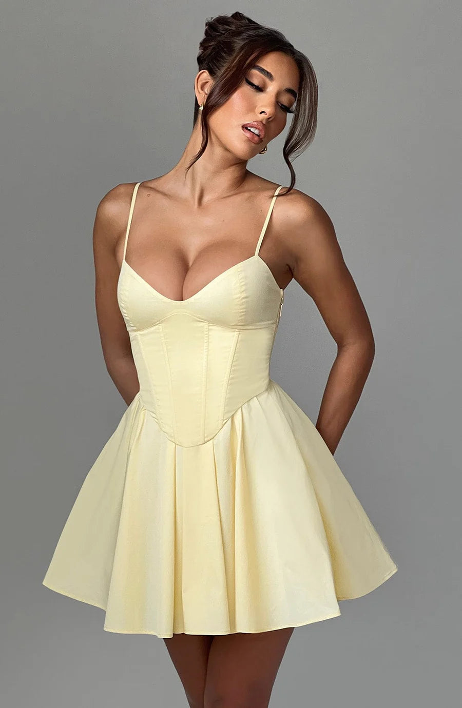 Analeigh Mini Dress - Butter Yellow