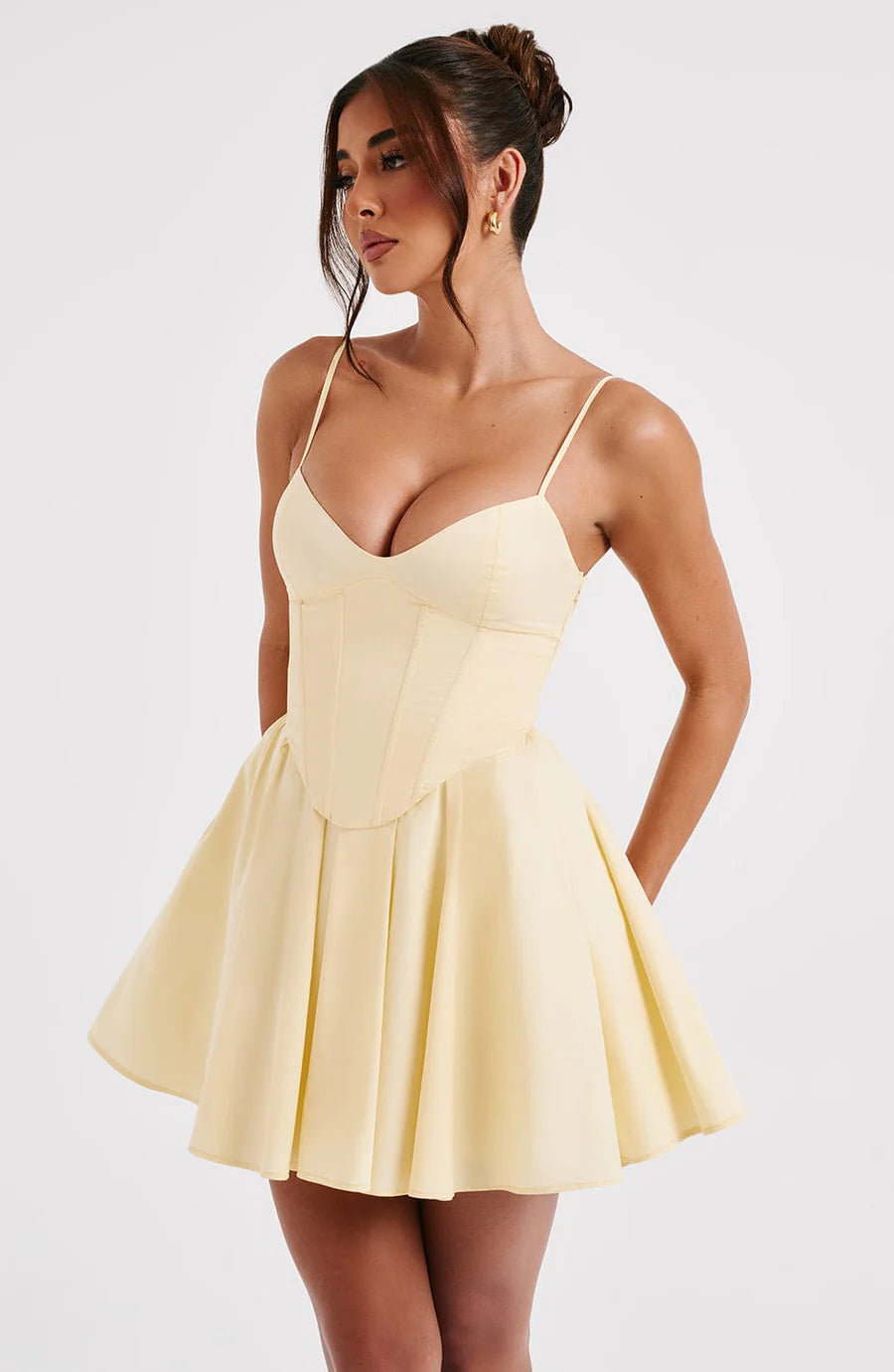 Analeigh Mini Dress - Butter Yellow