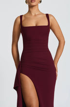 Elisabeth Maxi Dress - Burgundy