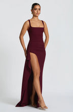 Elisabeth Maxi Dress - Burgundy